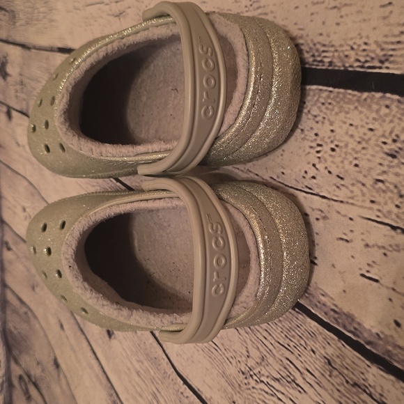 Glittery Silver Crocs - Picture 2 of 6